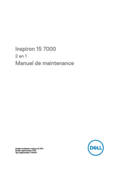 Dell Inspiron 15 7000 Gaming Manuel De Maintenance