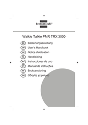 brennenstuhl Walkie Talkie PMR TRX 3000 Notice D'utilisation