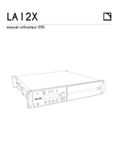 L-Acoustics LA12X Manuel Utilisateur