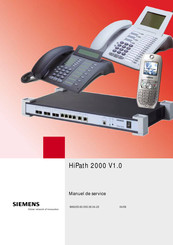 Siemens HiPath 2000 Manuel De Service