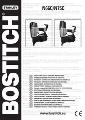 Stanley-Bostitch N66C Données Techniques
