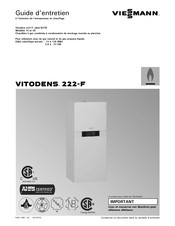 Viessmann B2TB VITODENS 222-F 35 Guide D'entretien