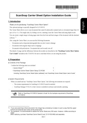 Fujitsu ScanSnap Carrier Sheet Option Guide D'installation
