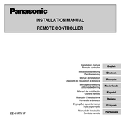 Panasonic CZ-01RT11P Manuel D'installation