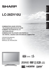 Sharp LC-26DV10U Mode D'emploi