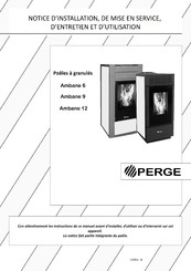 Perge Ambane 6 Notice D'installation, De Mise En Service Et D'entretien