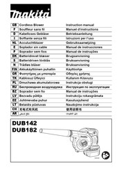 Makita DUB142 Manuel D'instructions