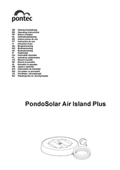 Pontec PondoSolar Air Island Plus Notice D'emploi