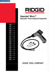 RIDGID Seesnake Micro Mode D'emploi