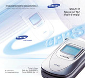 Samsung SGH-Q200 Mode D'emploi