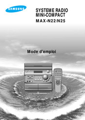 Samsung MAX-N25 Mode D'emploi