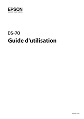 Epson DS-70 Guide D'utilisation