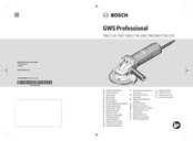Bosch GWS Professional 750 Notice Originale