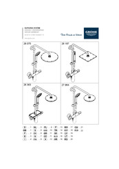 Grohe EUPHORIA SYSTEM 26 363 Mode D'emploi