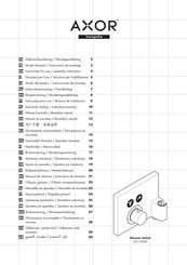 Hansgrohe AXOR Shower Select 36712000 Mode D'emploi / Instructions De Montage