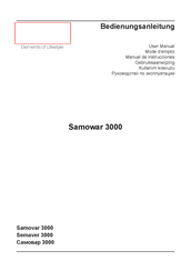 Beem Samowar 3000 Mode D'emploi