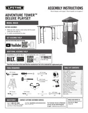 Lifetime ADVENTURE TOWER 90630 Instructions D'assemblage