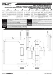 GRAFF E-6354-LM61N-T Notice Technique Montage Et Utilisation