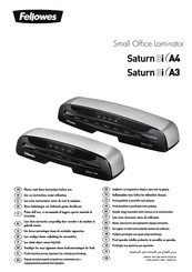Fellowes Saturn 3i A4 Mode D'emploi