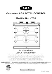 AGA TOTAL CONTROL ATC3-WHT Instructions Pour L'utilisateur