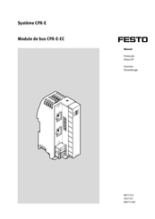 Festo CPX-E-EC Manuel