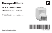Honeywell Home RCA902N Directives D'installation
