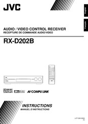 JVC RX-D202B Manuel D'instructions