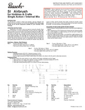 paasche Aérographe SI Instructions