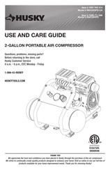 Husky SAC22HPD Guide D'utilisation Et D'entretien