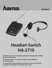 Hama HA-2710 Mode D'emploi