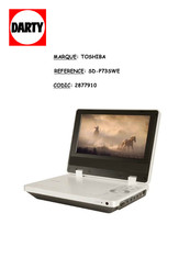 Toshiba SDP73SWE Mode D'emploi