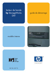 HP StorageWorks DAT 72e Guide De Démarrage