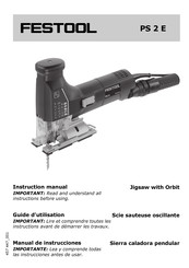 Festool PS 2 E Guide D'utilisation