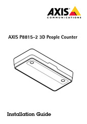 Axis P8815-2 Manuel D'utilisation