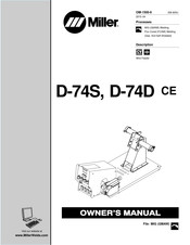 Miller D-74S Manuel Du Propriétaire