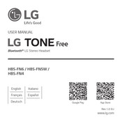 LG TONE Free HBS-FN4 Mode D'emploi