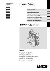 Lenze E84DGS3 Série Instructions De Montage