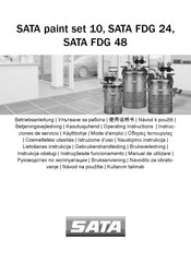 SATA FDG 48 Mode D'emploi