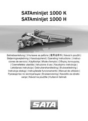 SATA minijet 1000 H Mode D'emploi