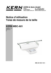 KERN MBC-A01 Notice D'utilisation