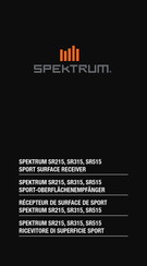Spektrum SR315 Mode D'emploi