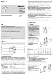 Festo HGPT-B Série Mode D'emploi