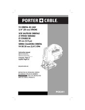 Porter Cable PCE341 Manuel D'instructions