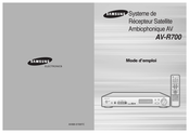 Samsung AV-R700 Mode D'emploi