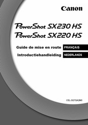 Canon PowerShot SX220 HS Guide De Mise En Route