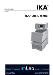 IKA CBC 5 control Mode D'emploi