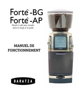 Baratza Forte-BG Manuel De Fonctionnement