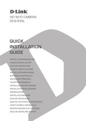 D-Link DCS-935L Guide D'installation