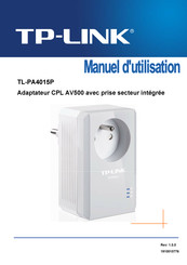 TP-Link TL-PA4015P Manuel D'utilisation