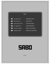 Sabo HC-66 Mode D'emploi